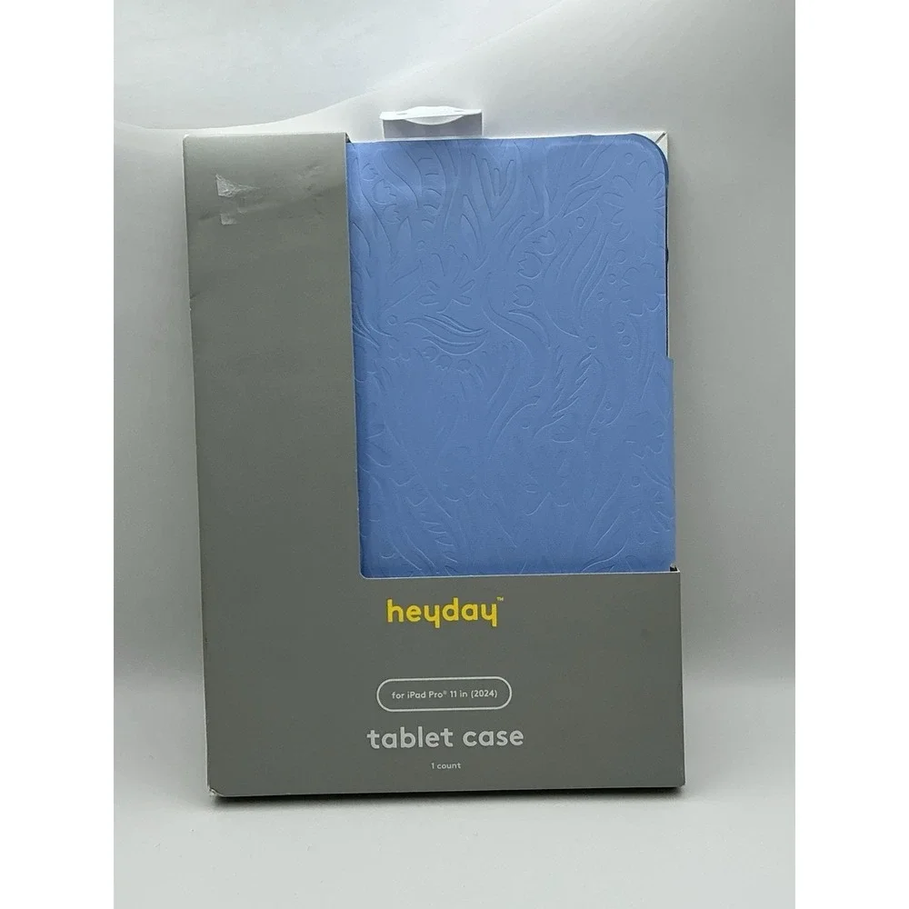 Heyday iPad Pro 11 Case 2024 Tablet Cover Blue Protective Case
